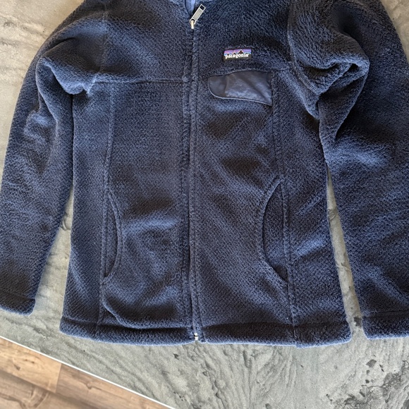 Patagonia Womens Re-Tool Full-Zip Jacket XS Navy Blue - Picture 4 of 9